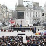 krížová cesta na Trafalgar Square