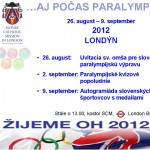 Program Žijeme OH pokračuje aj počas paralympiády