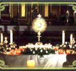 SVÄTÁ OMŠA NA PRVÝ PIATOK A MODEROVANÁ ADORÁCIA PRED VYSTAVENOU SVIATOSŤOU OLTÁRNOU